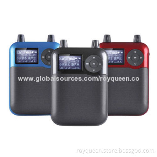 Loudspeaker with USB disk and microSD Music Playback, FM and Recorder, Supports Power Bank Function